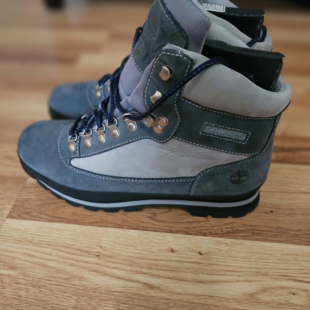 Timberland Two-Tone Blueish Gray Hiking Boots Size 11